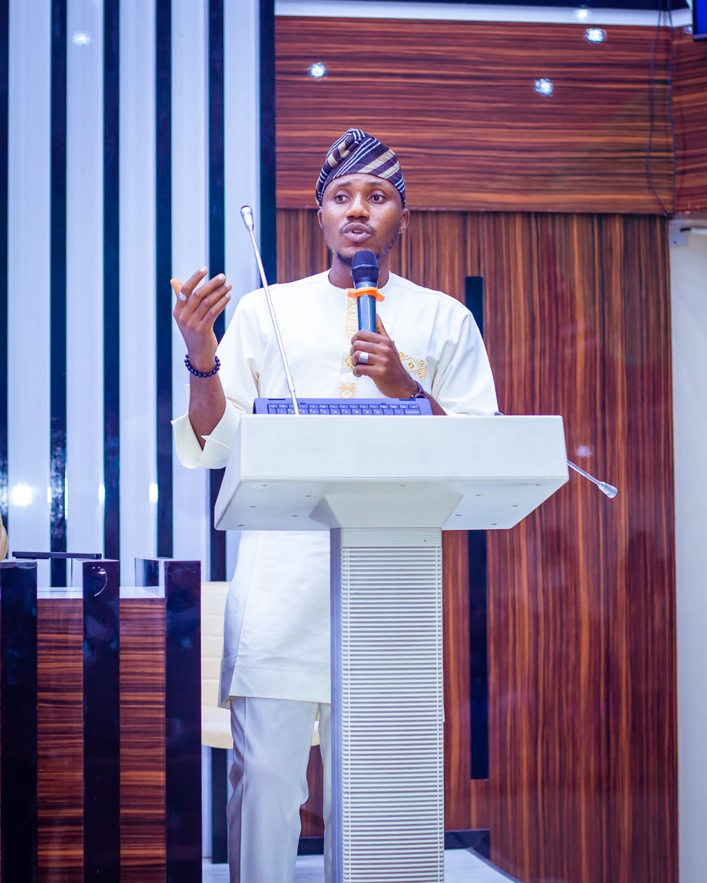 Nest Africa representative speaking during the Interncademy Career Accelerator Summit